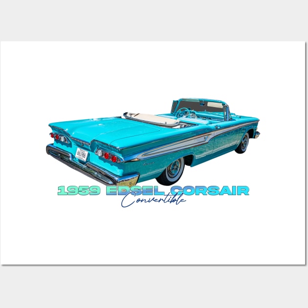 1959 Edsel Corsair Convertible Wall Art by Gestalt Imagery